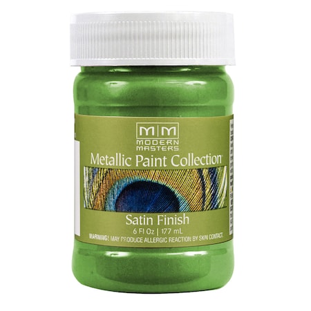 Modern Masters Metallic Paint, WaterBase, Green Apple, 6 oz ME706